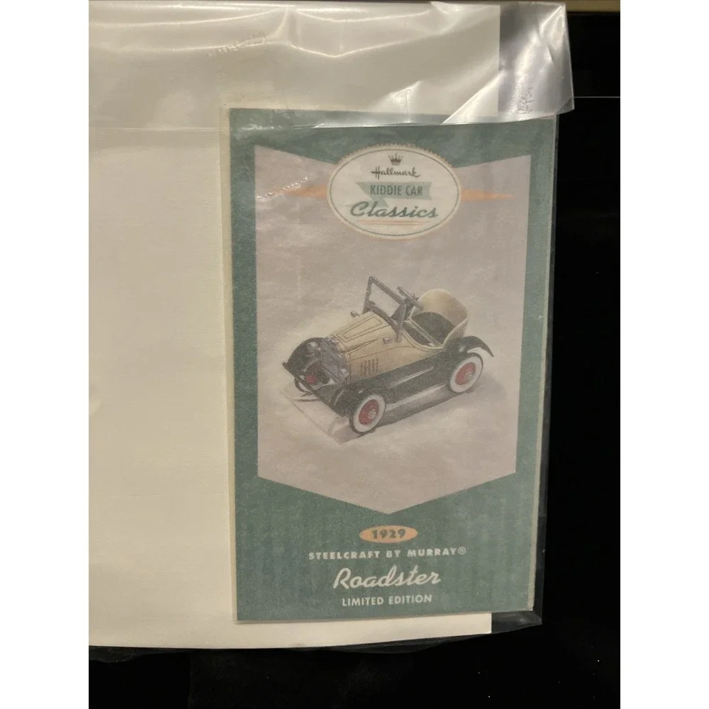 Hallmark Kiddie Car Classics 1929 Steelcraft Murray Roadster Pedal Car Ltd Ed